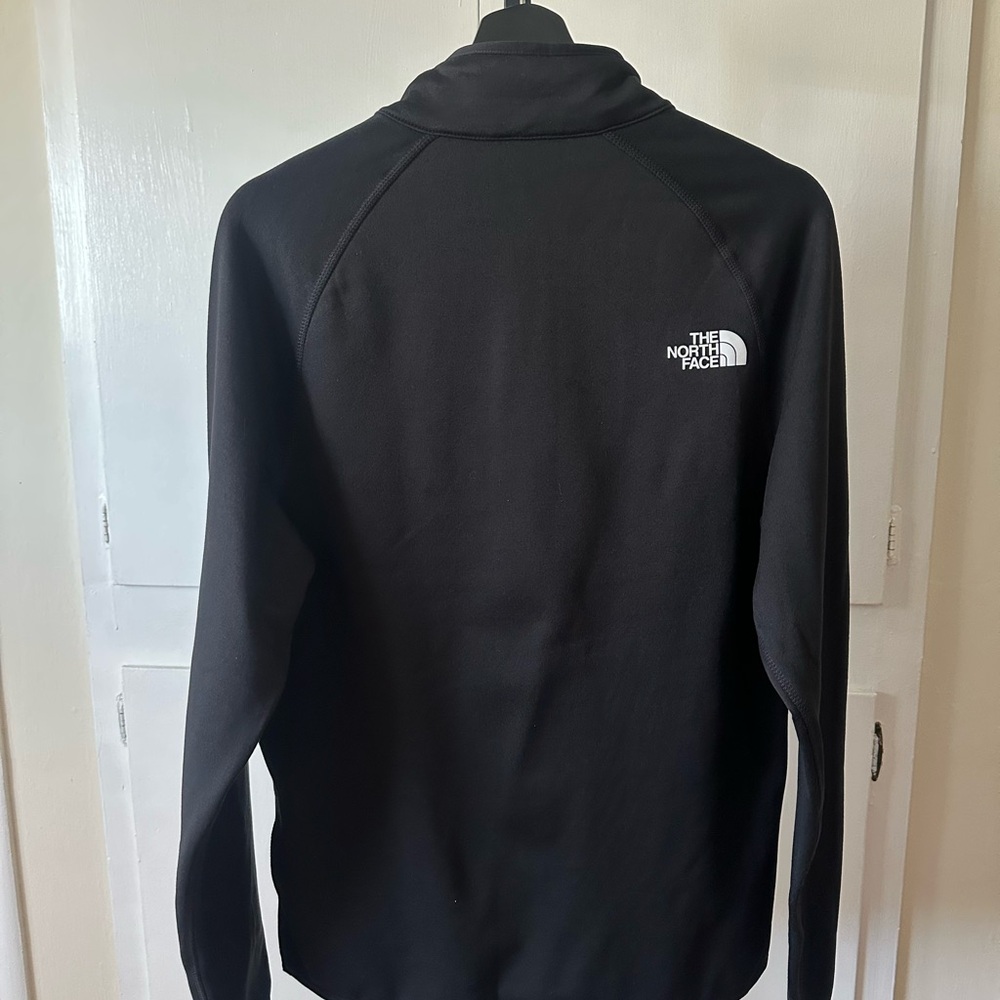 The North Face Black Performance Fleece Pull over 1/4 Zip Jacket Sz M - Picture 4 of 9